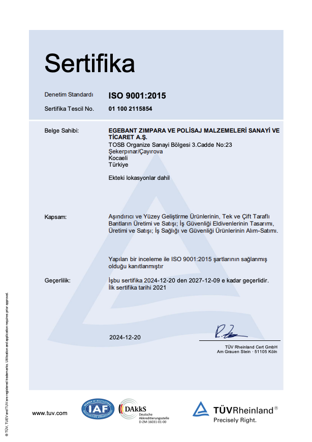 ISO 9001 Certificate