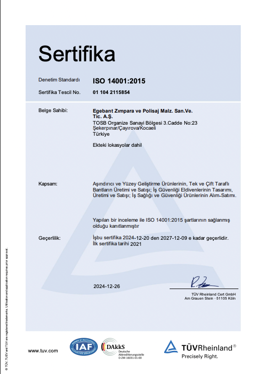 ISO 14001 Certificate