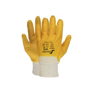 Sander NP02 Yellow Nitrile Gloves